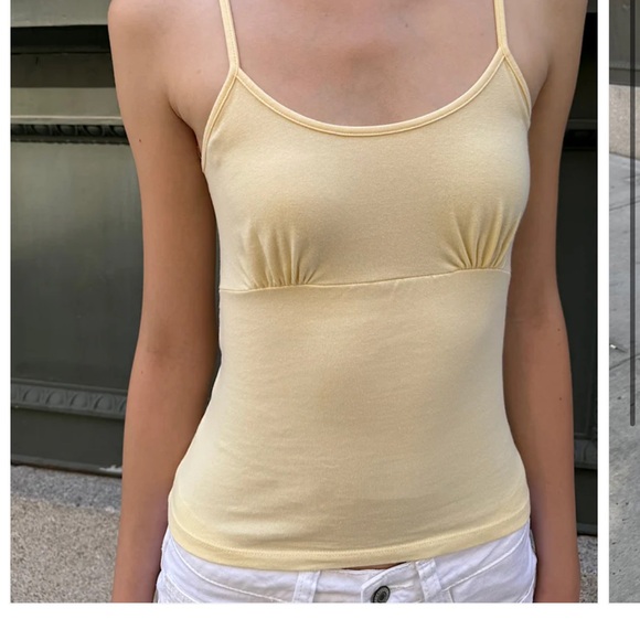 Brandy Melville Victoria Yellow Tank - Picture 4 of 5